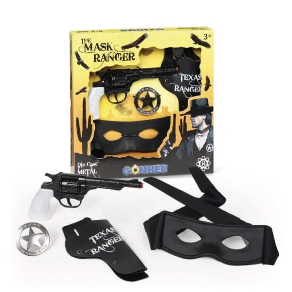 NEW The Mask Ranger 5pc Cap Gun Costume Pretend Playset - Picture 1 of 4